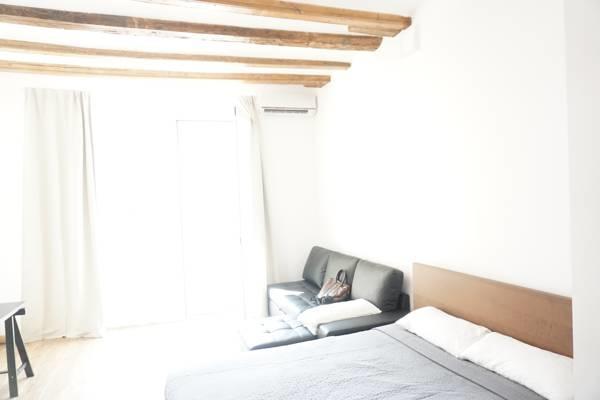 Spacious Doubleroom Apartment At Sants Barcelone Extérieur photo